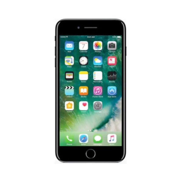 Apple Iphone 7 plus non pta jet black color In Pakistan front - LushOye Pakistan mobiles and accessories brand