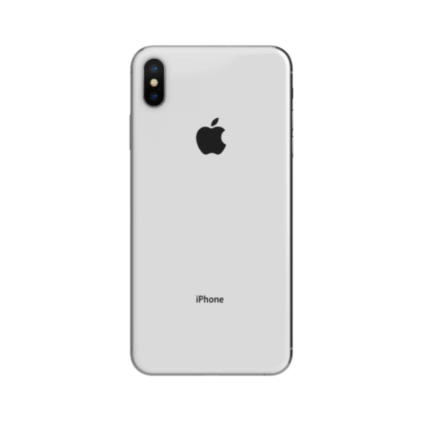 Apple Iphone x non pta silver color In Pakistan back - LushOye Pakistan mobiles and accessories brand